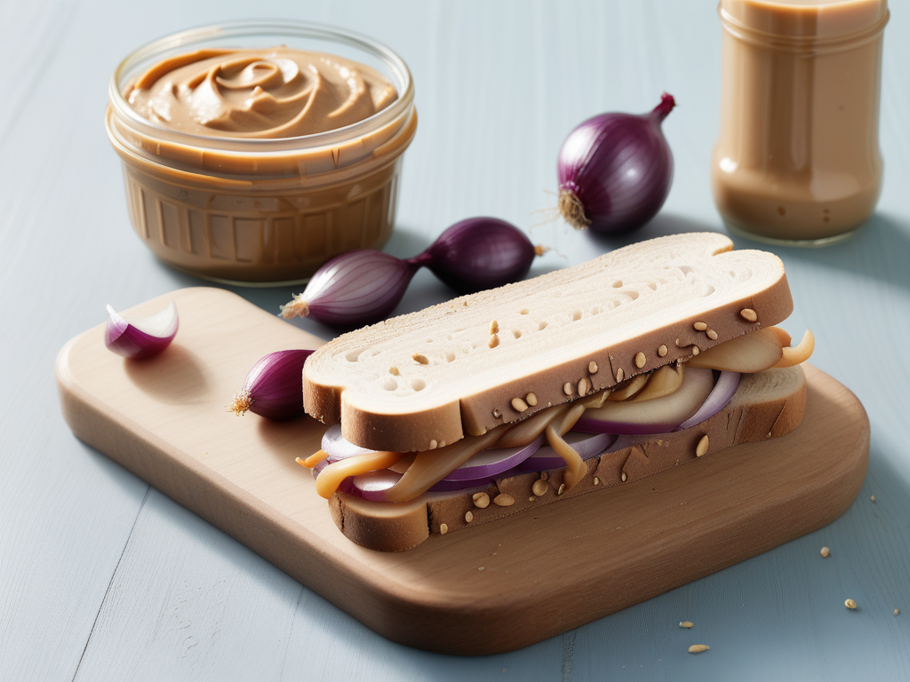 peanut butter and onion sandwich