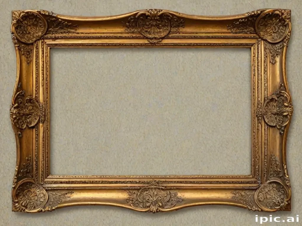 antique frame png