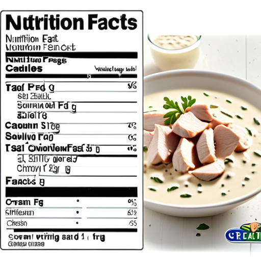 cream of chicken nutrition facts