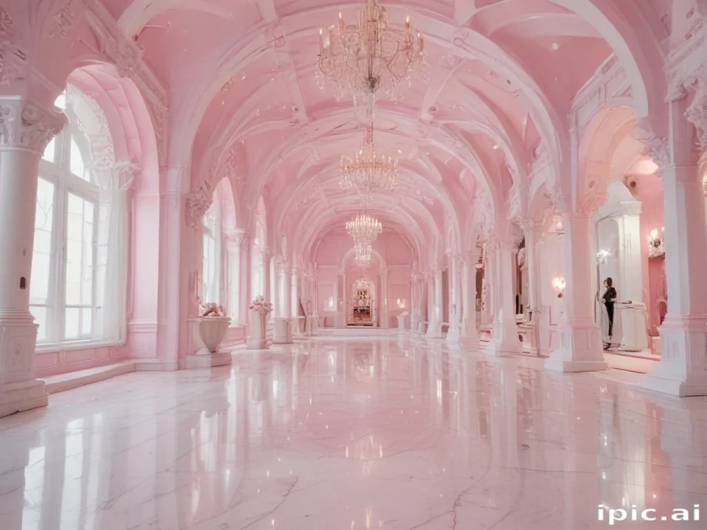 pink and white aesthetic