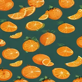 cute orange wallpaper