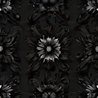 black flower