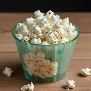 transparent popcorn