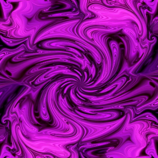Generate a high-resolution fractal pattern image with swirling purple and pink colors, using a Canon EOS R5 camera, 24mm lens, f/4 aperture, ISO 100, and a focus depth of 0.5m.