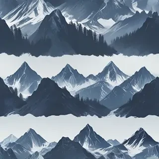 mountains transparent