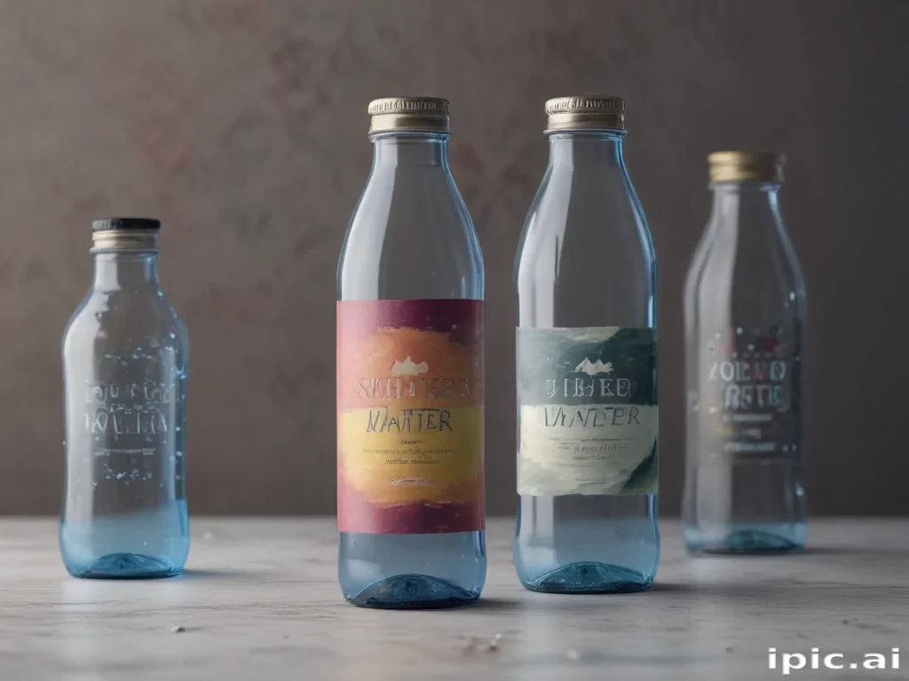 water bottle mockup
