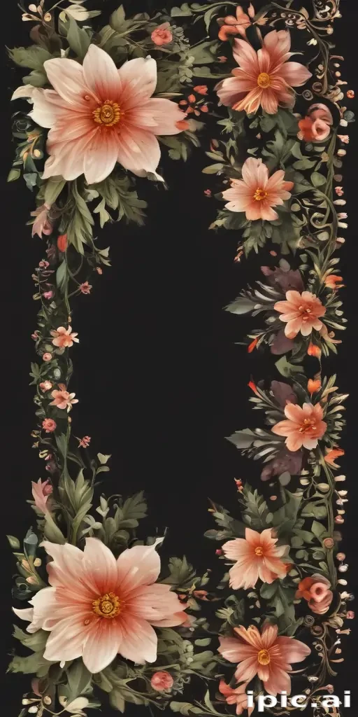 flowers border png