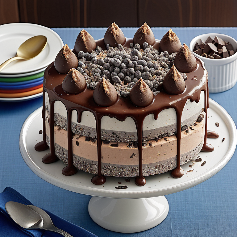chocolate crunch ice cream cake