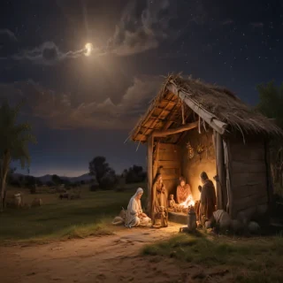 free nativity scene background images