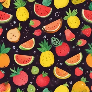 cute fruit backgrounds