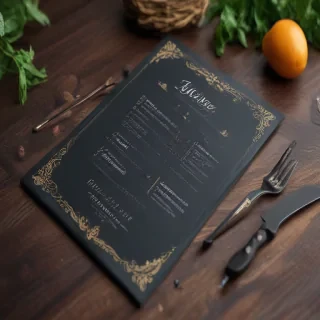 menu mockup free