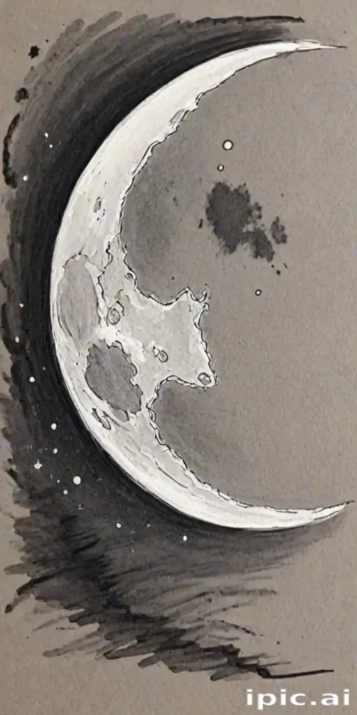 moon sketch