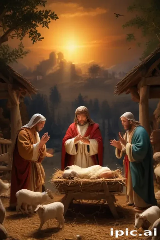 manger scene images free
