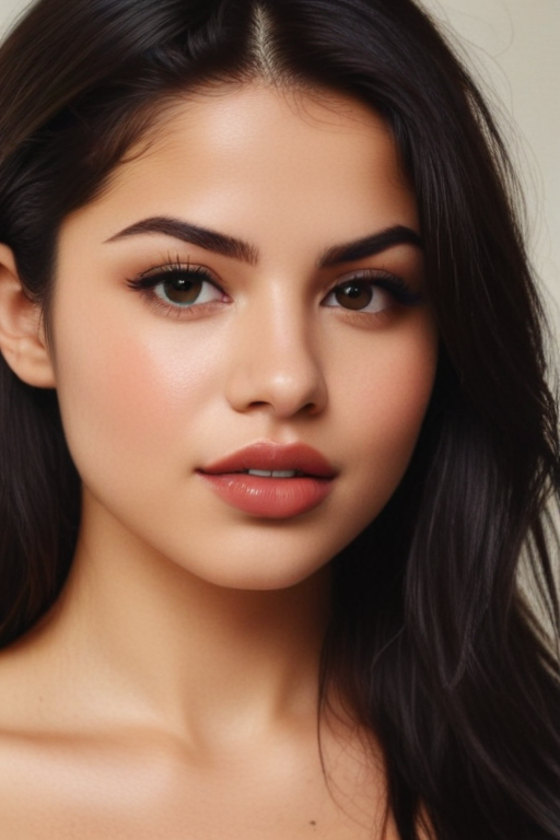 selena gonez face