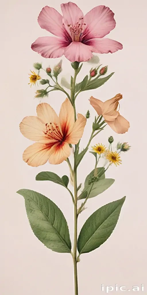 pressed flower png