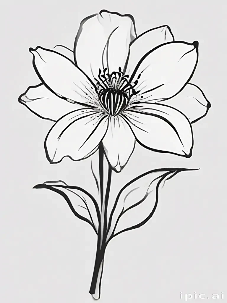 flower outline png