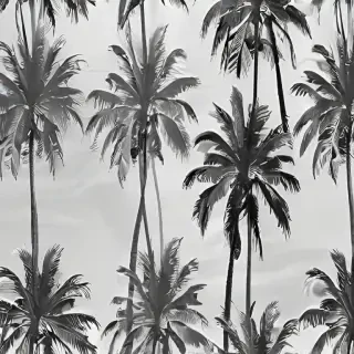 transparent palm trees