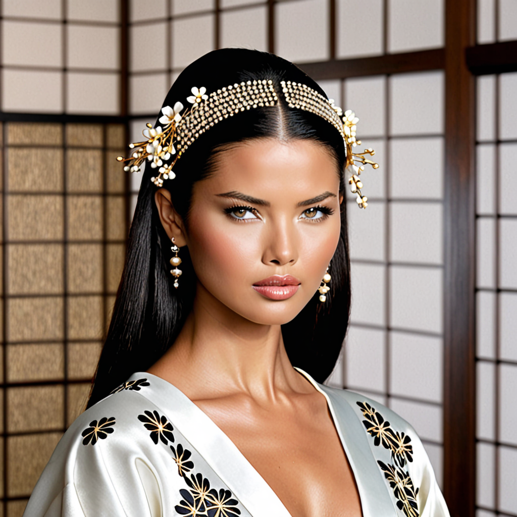 Ai Image Generator - Ai Art Generator - High Quality and 100% Unique Images  - iPic.Ai Adriana Lima as japanese