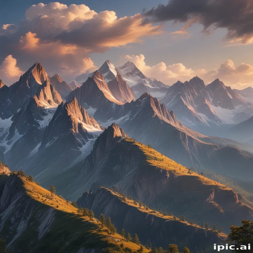 mountains transparent