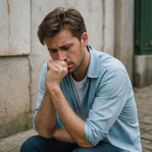 man in sad