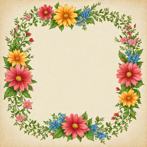clipart borders flowers