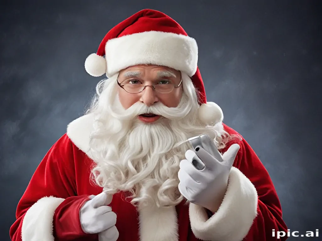 santa claus iphone wallpaper