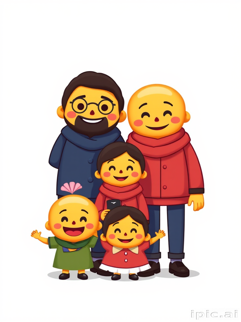 family emojis