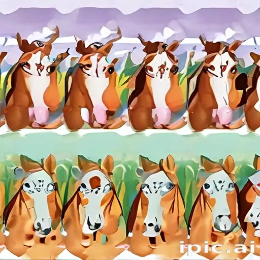 horses cartoon