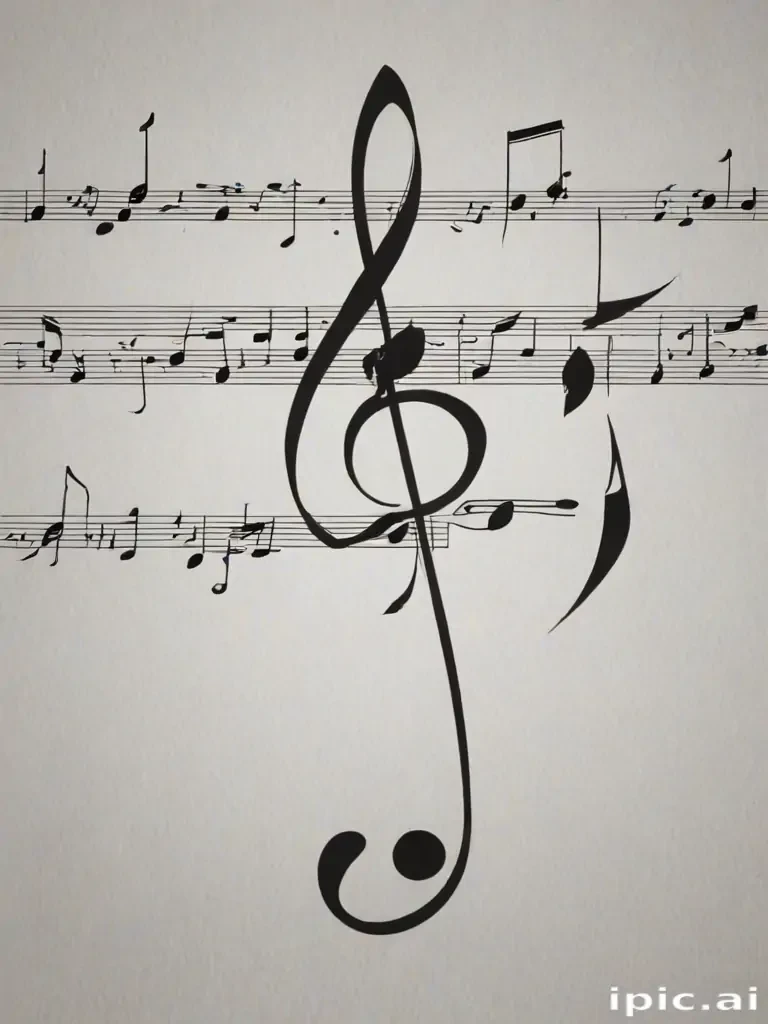 music notes transparent