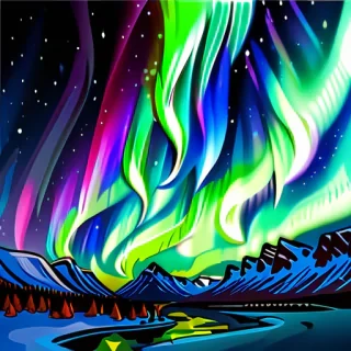 northern lights png