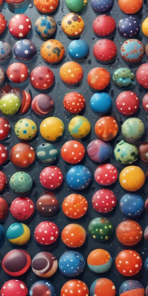 polka dots transparent