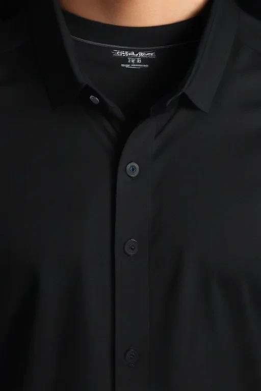 black shirt mock up