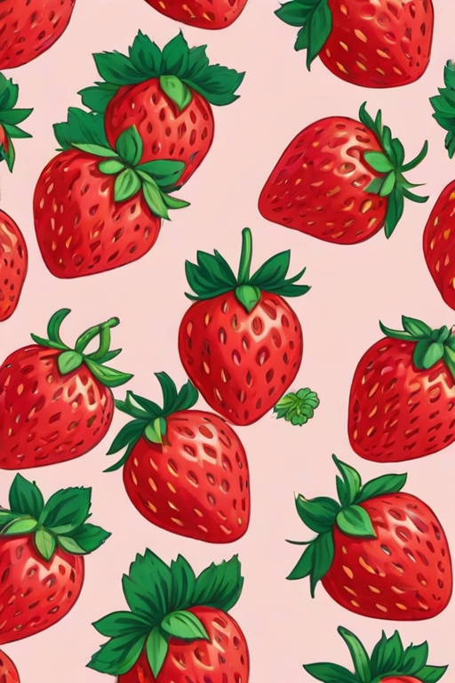 aesthetic strawberry wallpaper