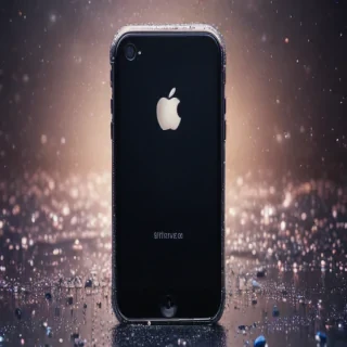 sparkly iphone background