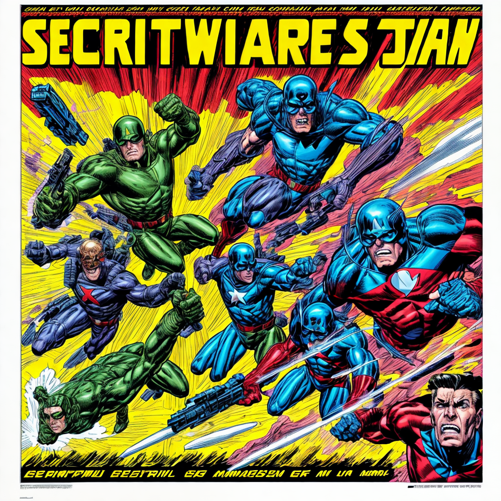 secret war comic poster