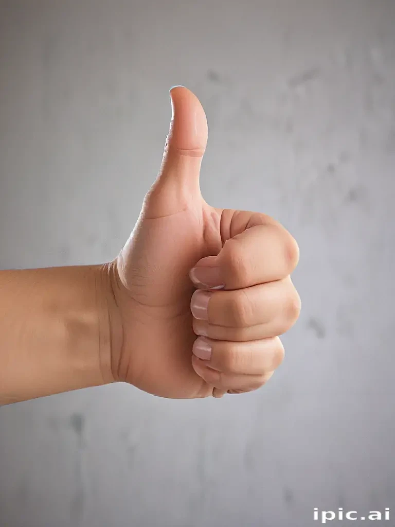 transparent thumbs up