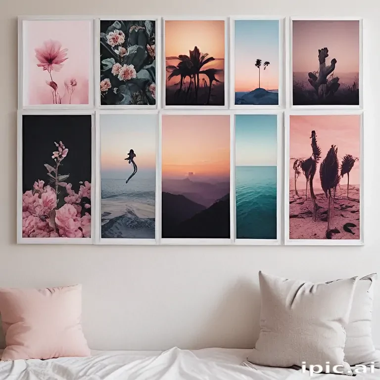 aesthetic pictures for wall to print