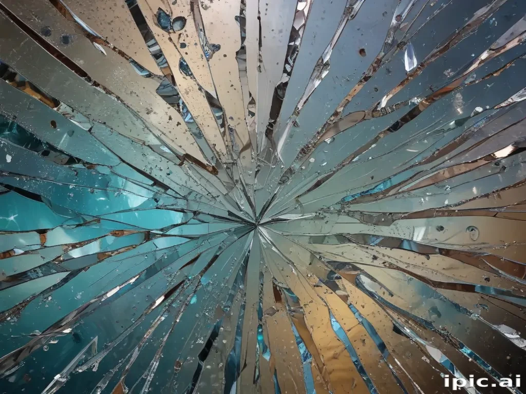 wallpaper broken glass