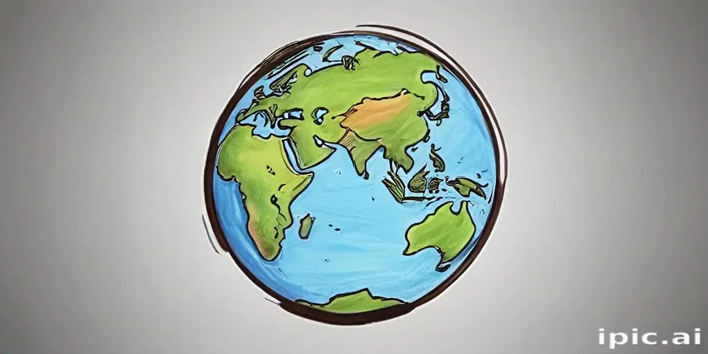 earth cartoon drawing