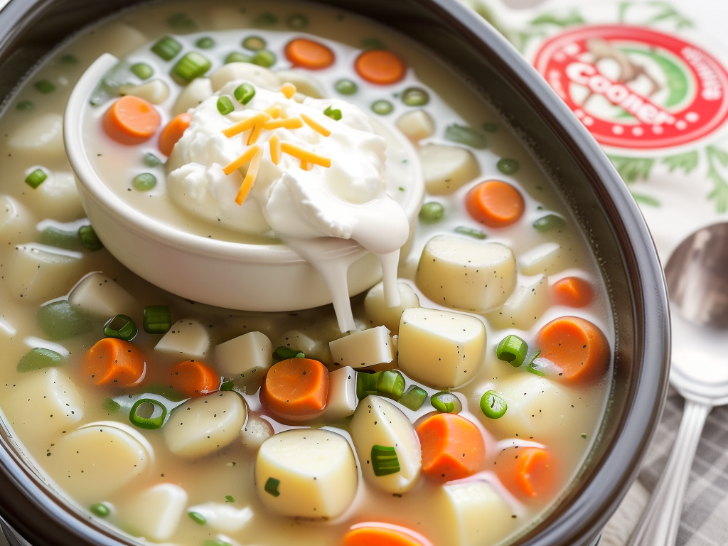 crockpot potato soup with cream cheese