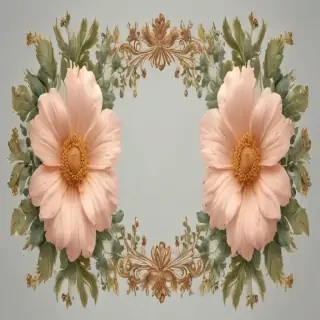 flower transparent border