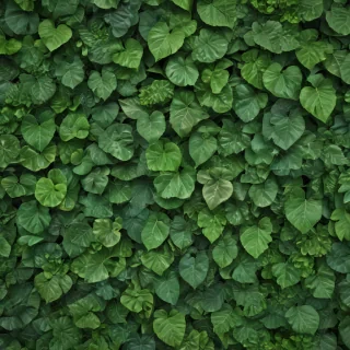green leaves background