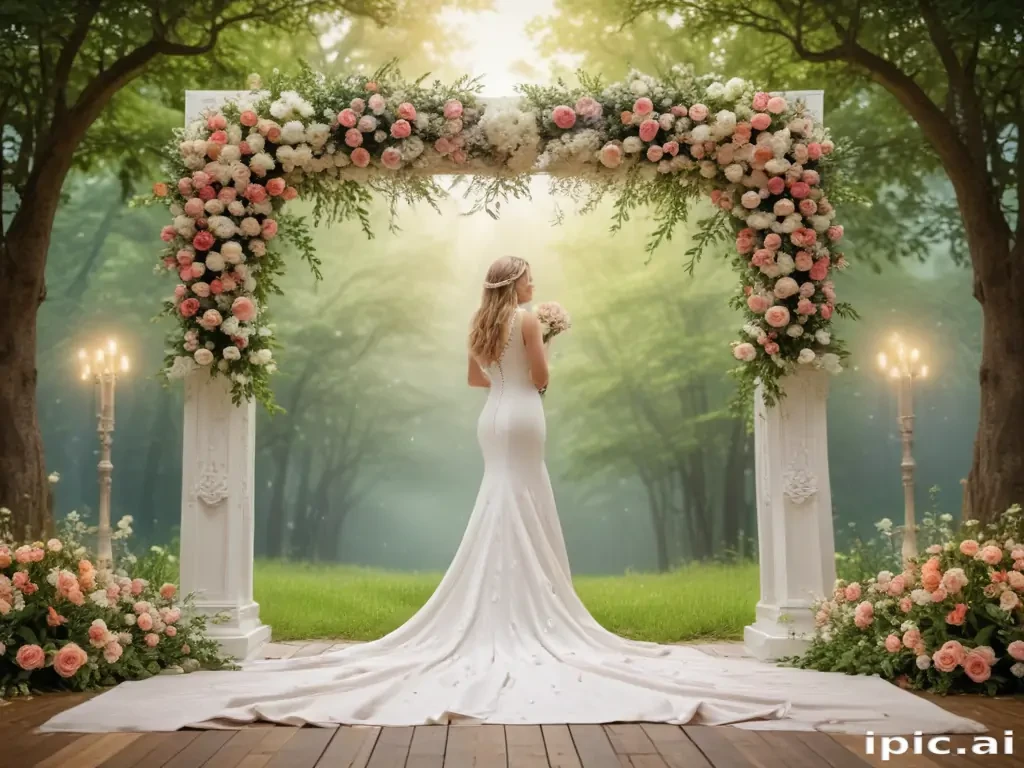 wedding background card