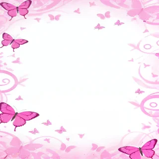 pink butterflies background