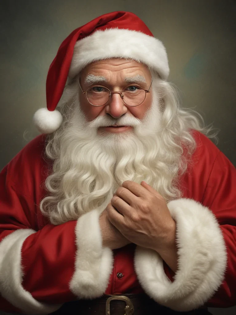 images of vintage santa