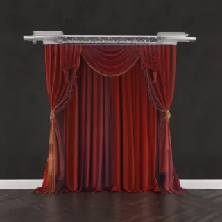 red curtain png