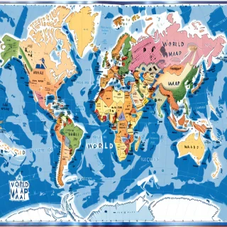world map picture