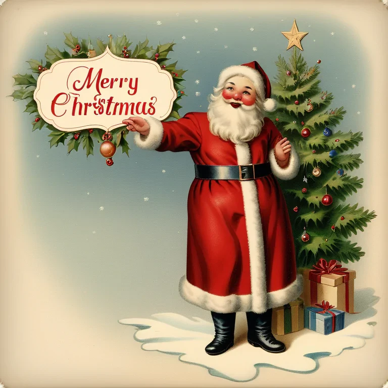 merry christmas images vintage