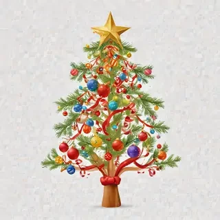 merry christmas clipart transparent background