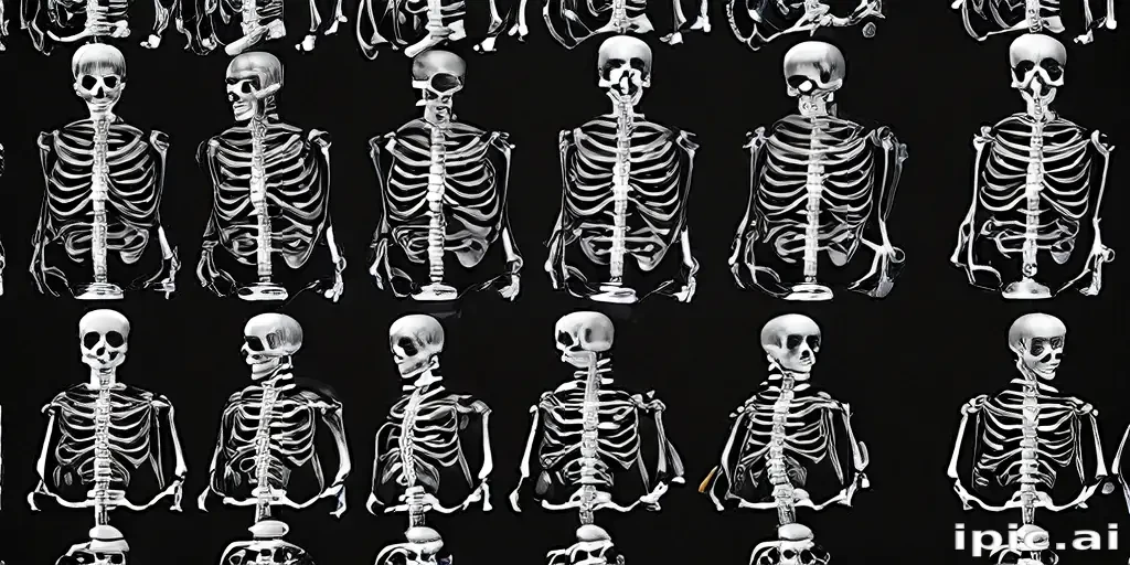 skeleton background